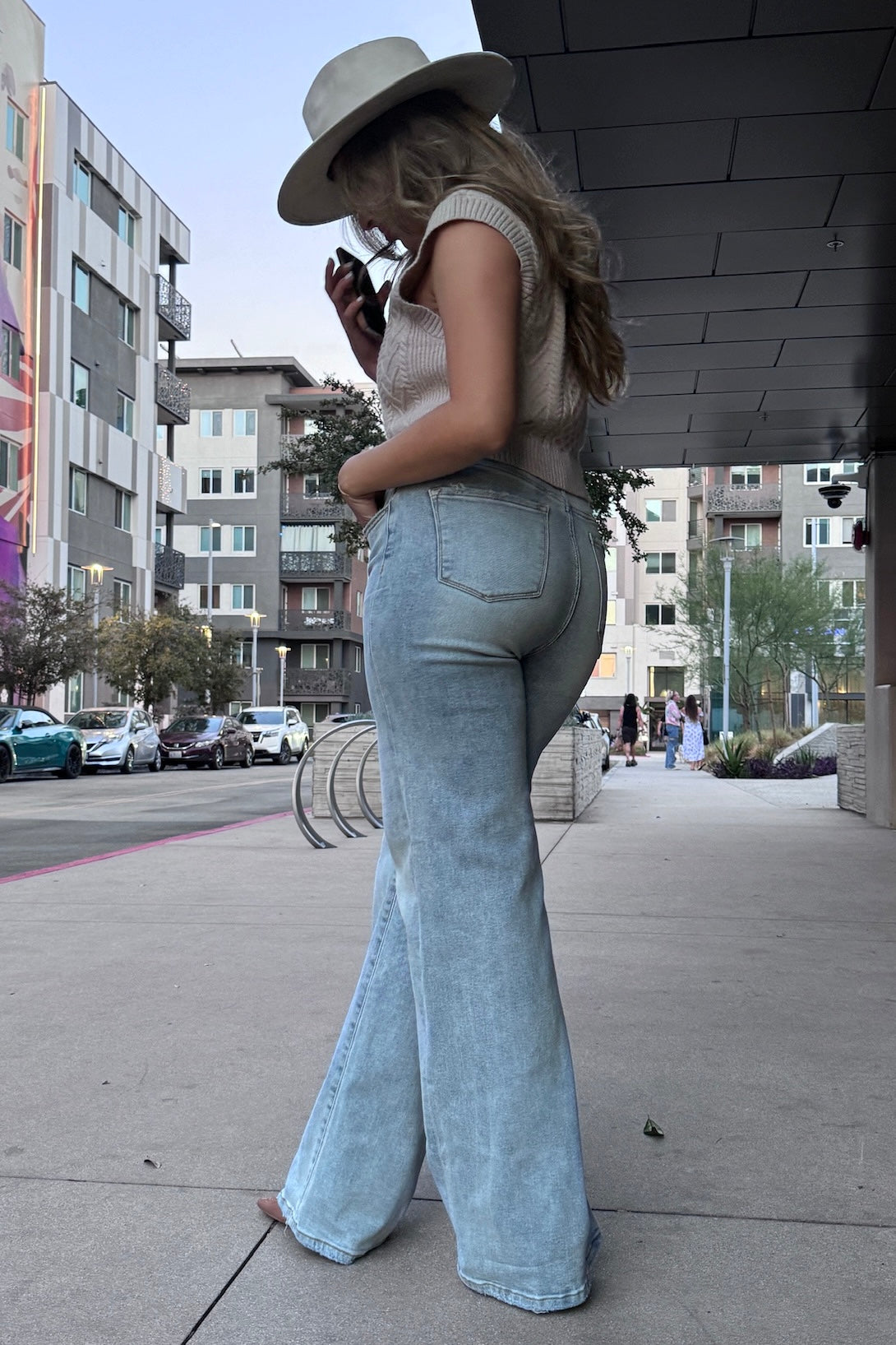 Pure Wide Leg Jeans