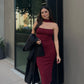 Feeling Festive Knit Cutout Maxi Dress