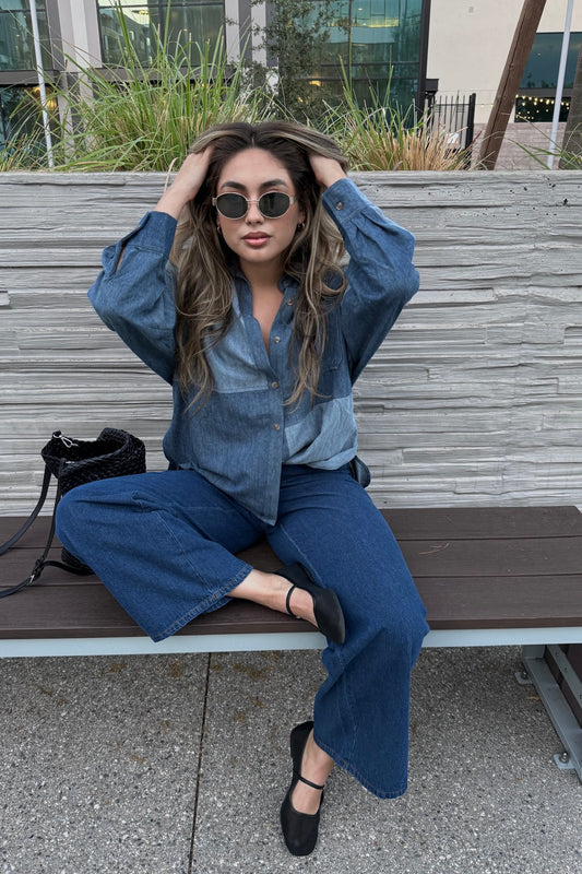 Be Chill Drawstring Denim Pants