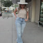 Pure Wide Leg Jeans