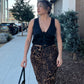 Good Aura Leopard Maxi Skirt